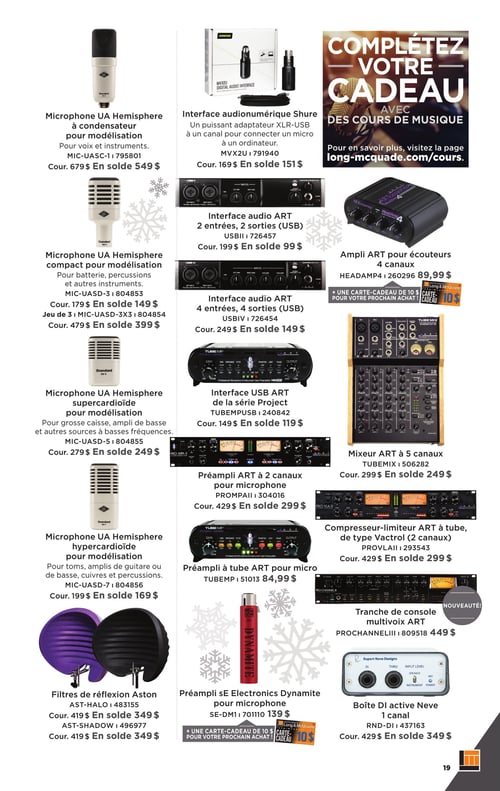 Circulaire Long & McQuade Instruments de Musique - Page 19