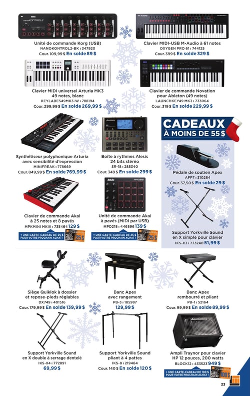 Circulaire Long & McQuade Instruments de Musique - Page 23