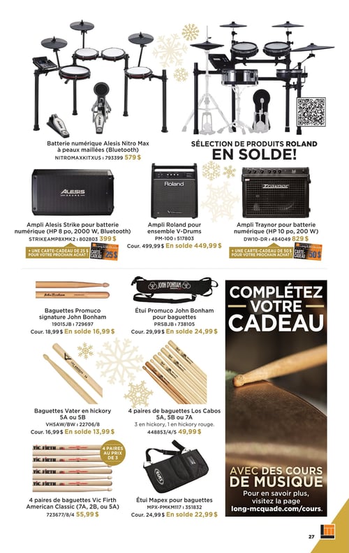 Circulaire Long & McQuade Instruments de Musique - Page 27