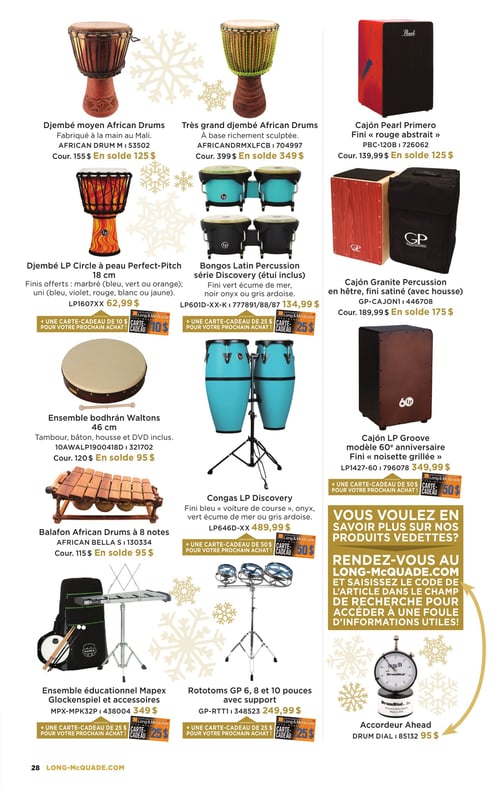 Circulaire Long & McQuade Instruments de Musique - Page 28