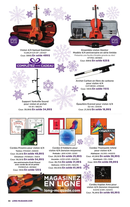 Circulaire Long & McQuade Instruments de Musique - Page 34