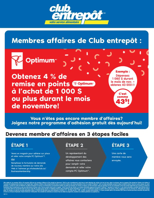 Circulaire Club Entrepôt - Page 1