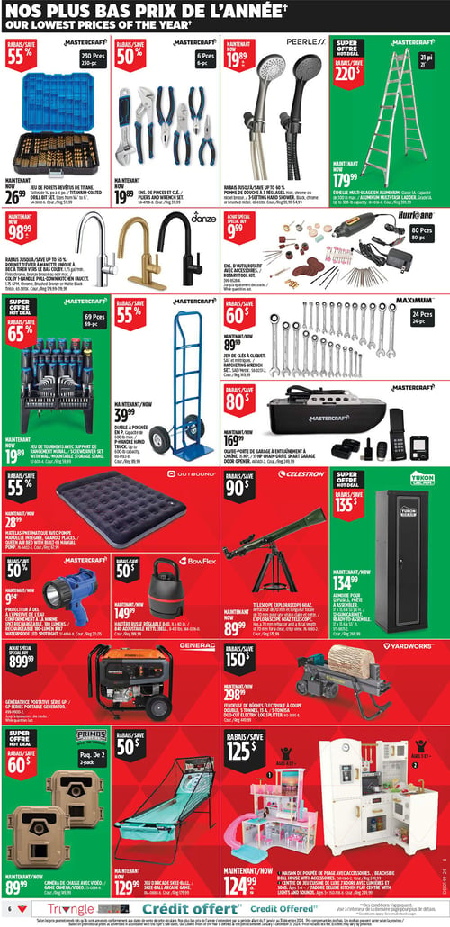 Circulaire Canadian Tire - Solde du Vendredi Fou - Page 6