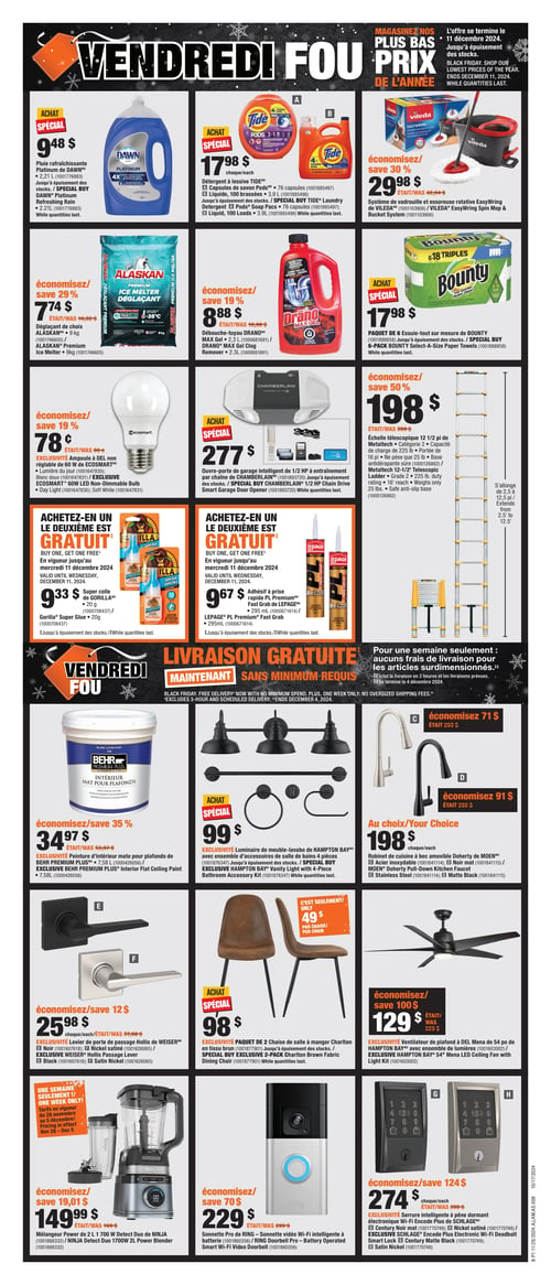 Circulaire Home Depot - Vendredi Fou - Page 2