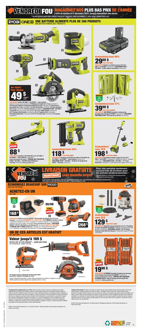 Circulaire Home Depot - Vendredi Fou - Page 6