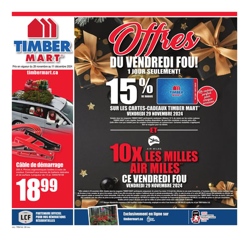 Circulaire Timber Mart - Offres du Vendredi Fou - Page 1