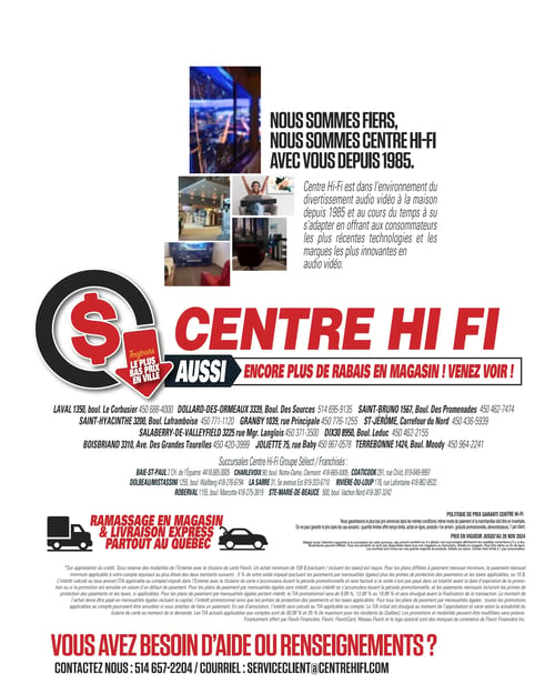 Circulaire Centre HI-FI - Meilleurs Prix du Vendredi Fou et d'Après Noël - Page 58