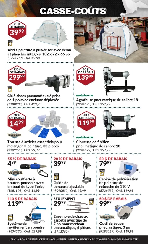 Circulaire Princess Auto - Casse-Coûts - Page 25