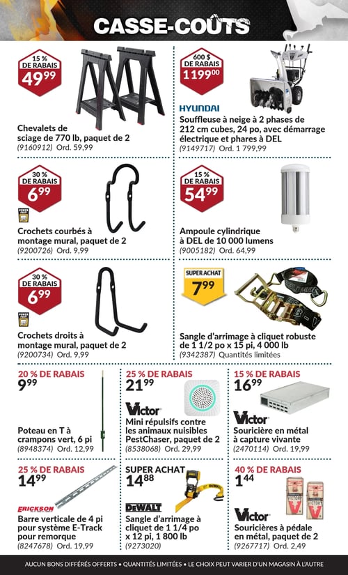 Circulaire Princess Auto - Casse-Coûts - Page 32