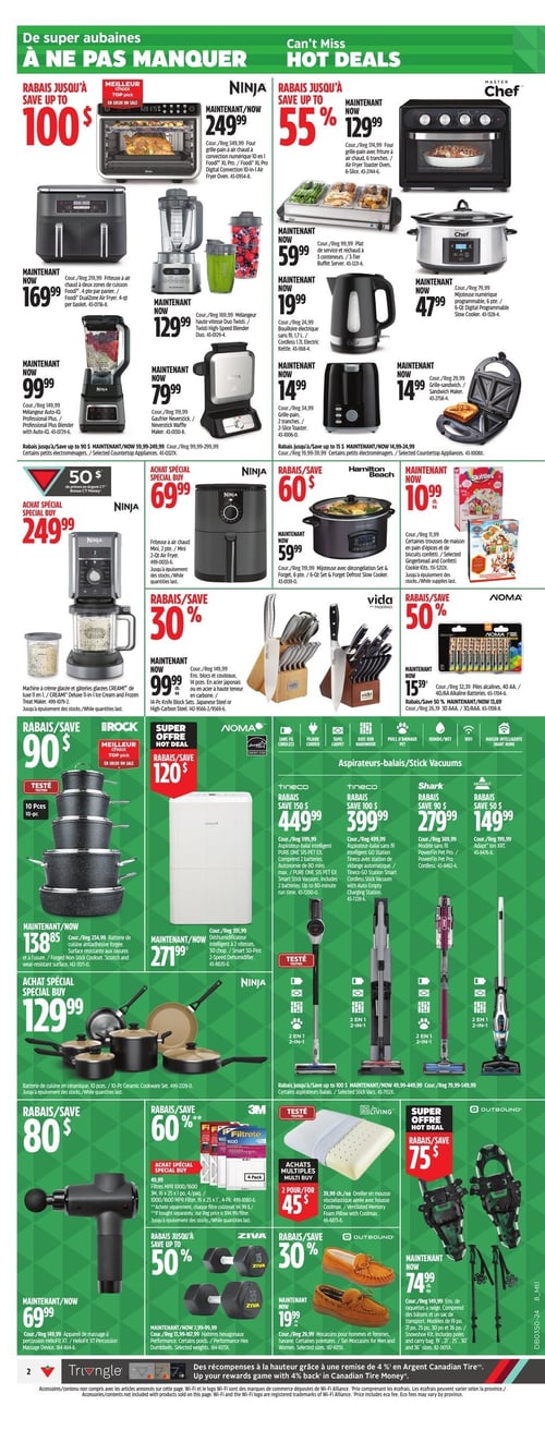 Circulaire Canadian Tire - Solde d'Avant Noël - Page 2