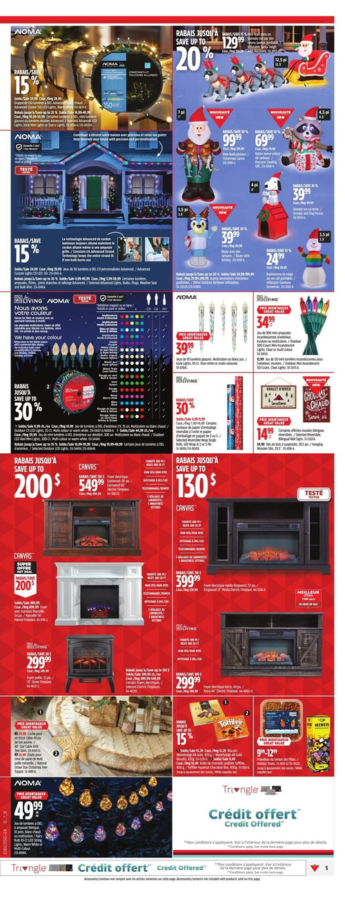 Circulaire Canadian Tire - Solde d'Avant Noël - Page 6