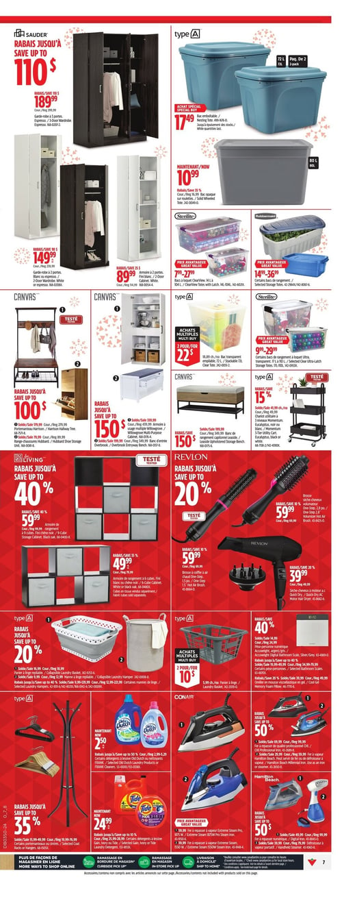 Circulaire Canadian Tire - Solde d'Avant Noël - Page 9