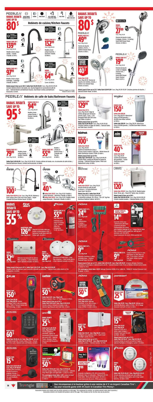 Circulaire Canadian Tire - Solde d'Avant Noël - Page 24