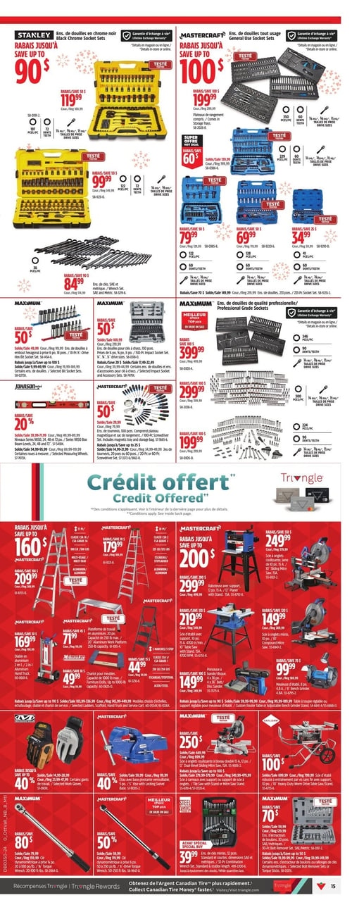 Circulaire Canadian Tire - Solde d'Avant Noël - Page 25