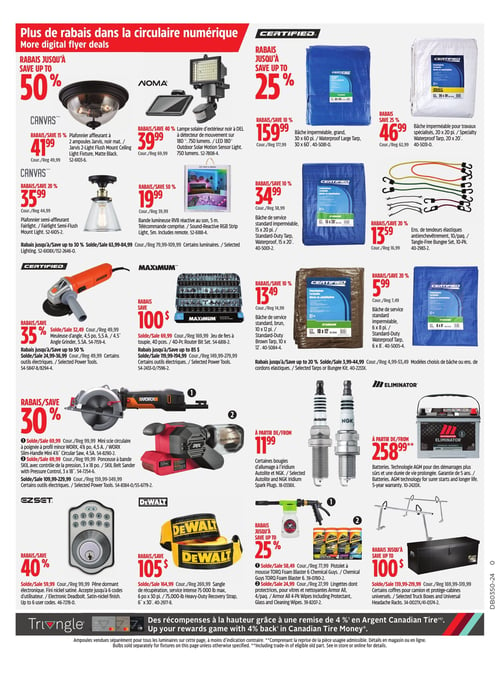 Circulaire Canadian Tire - Solde d'Avant Noël - Page 26