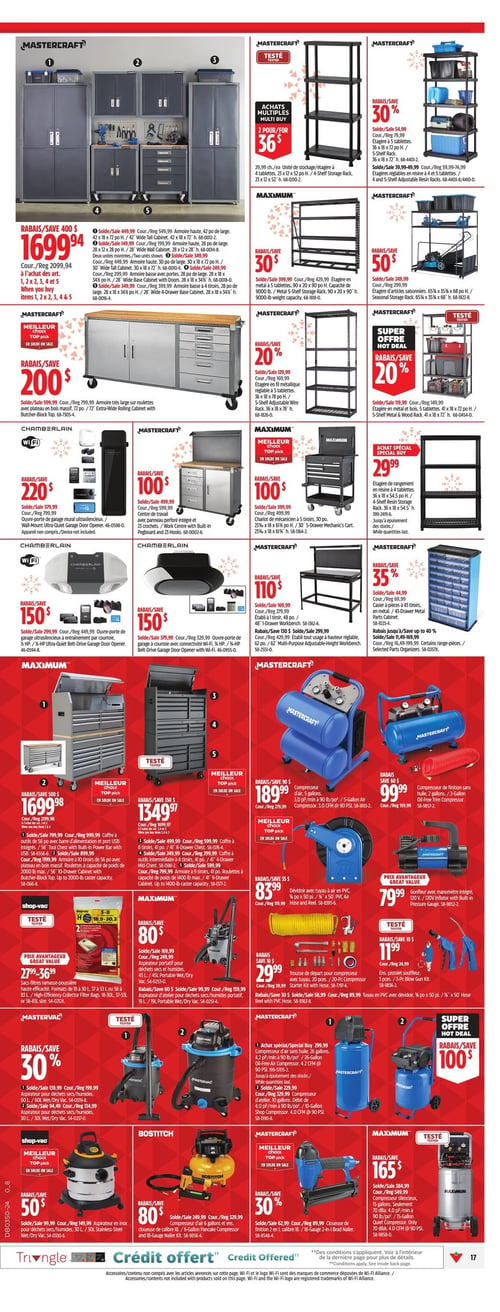 Circulaire Canadian Tire - Solde d'Avant Noël - Page 28