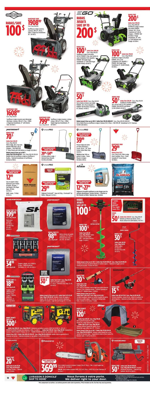 Circulaire Canadian Tire - Solde d'Avant Noël - Page 29