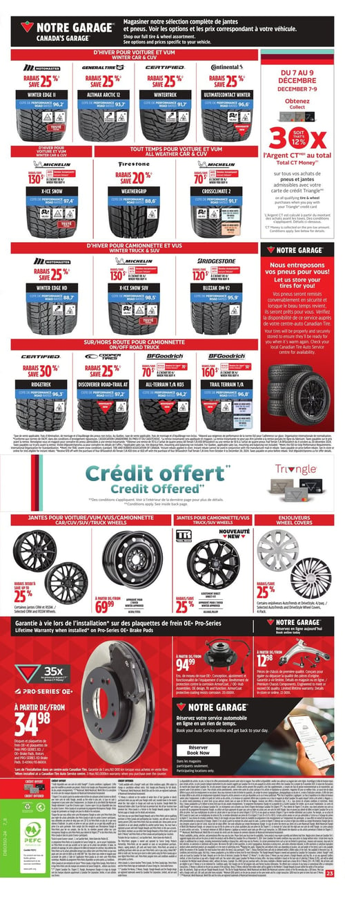 Circulaire Canadian Tire - Solde d'Avant Noël - Page 37