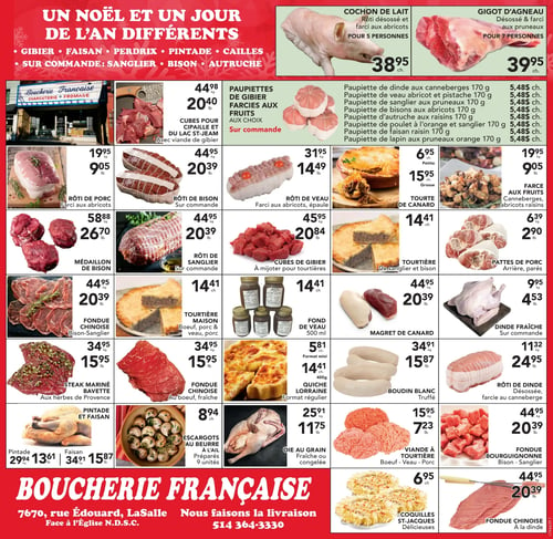 Circulaire Boucherie Française - Page 1