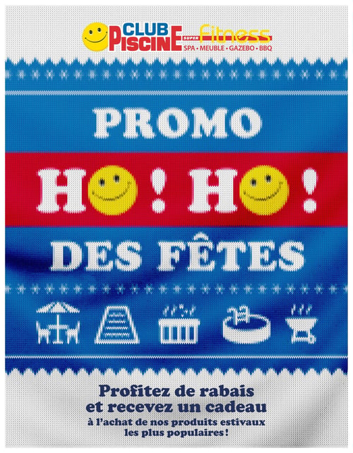 Circulaire Club Piscine Super Fitness - Promo HO! HO! des Fêtes - Page 1