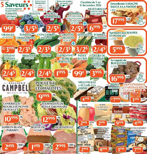 Circulaire Marché Le 5 Saveurs - Page 1