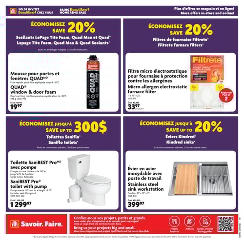 Circulaire Home Hardware - Centre de Rénovation - Page 21