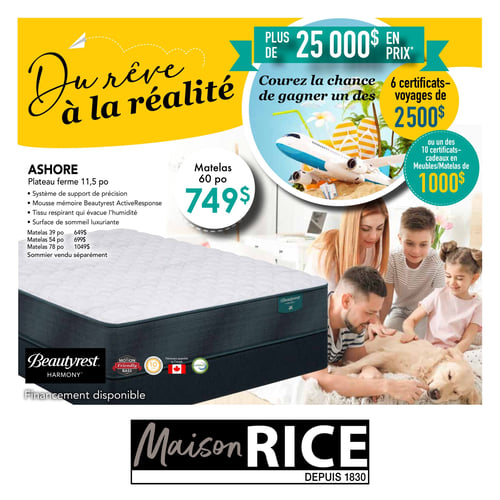 Circulaire Maison Rice - Matelas - Page 1