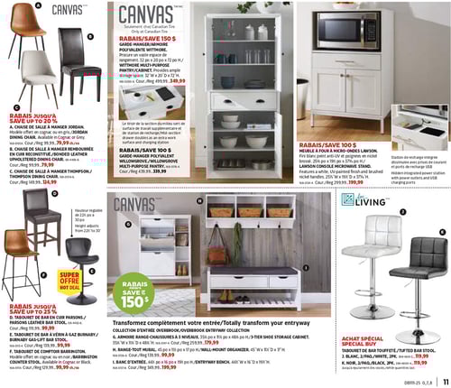 Circulaire Canadian Tire - Inspirations Maison - Page 11