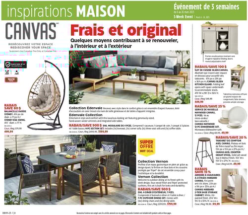 Circulaire Canadian Tire - Inspirations Maison - Page 24