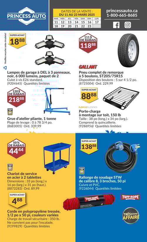 Circulaire Princess Auto - Méga Casse-coûts - Page 13
