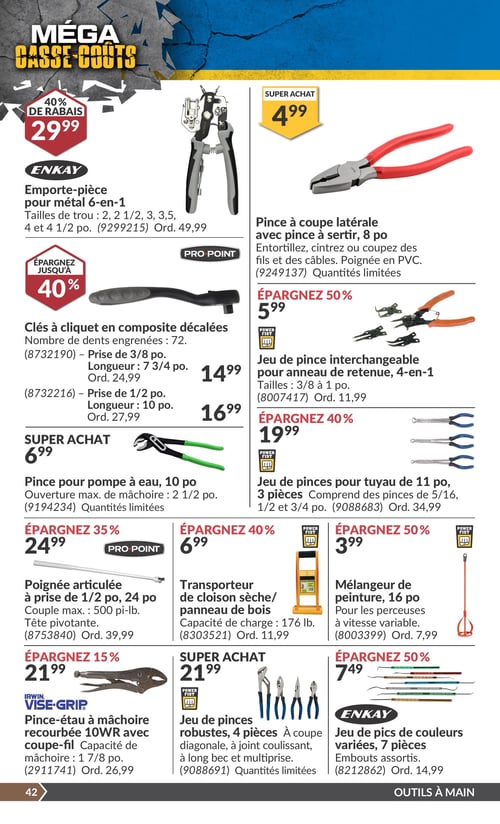 Circulaire Princess Auto - Méga Casse-coûts - Page 49