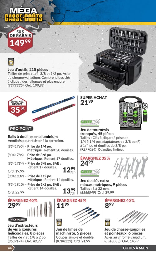 Circulaire Princess Auto - Méga Casse-coûts - Page 51