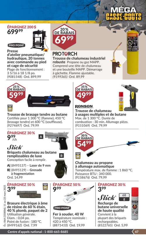 Circulaire Princess Auto - Méga Casse-coûts - Page 74