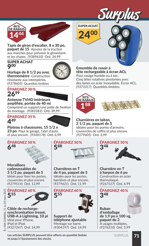 Circulaire Princess Auto - Méga Casse-coûts - Page 78