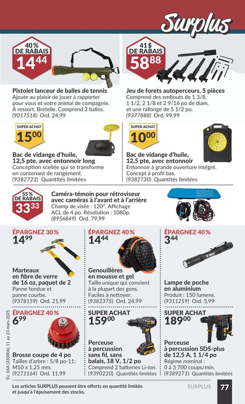 Circulaire Princess Auto - Méga Casse-coûts - Page 84