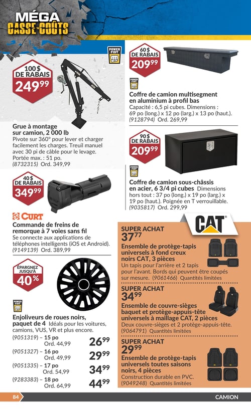 Circulaire Princess Auto - Méga Casse-coûts - Page 91