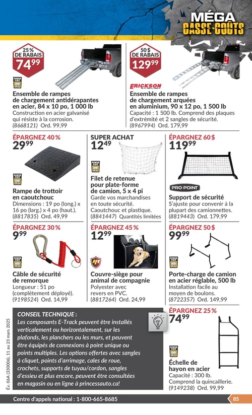 Circulaire Princess Auto - Méga Casse-coûts - Page 92