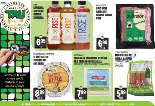 Circulaire TAU Marché d'alimentation Naturelle - Page 1