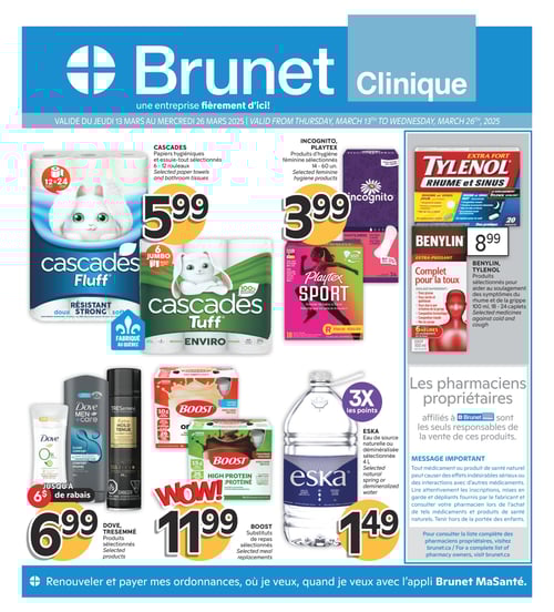 Circulaire Brunet - Clinique - Page 1
