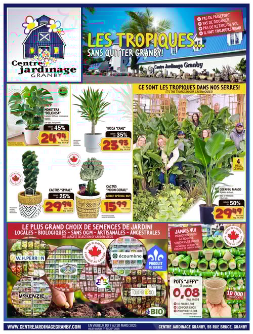 Circulaire Centre Jardinage Granby - Page 1