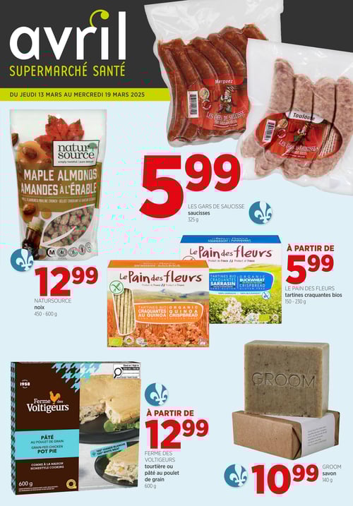 Circulaire Avril - Supermarché Santé - Page 1
