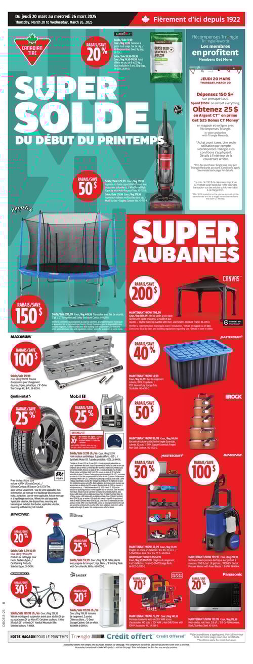 Circulaire Canadian Tire - Page 1