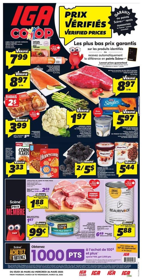 Circulaire IGA Coop Nouveau Brunswick - Page 1