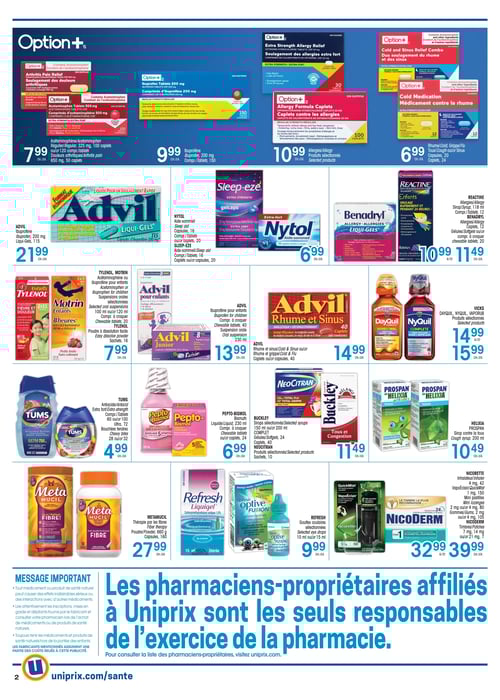 Circulaire Uniprix - Santé - Page 2