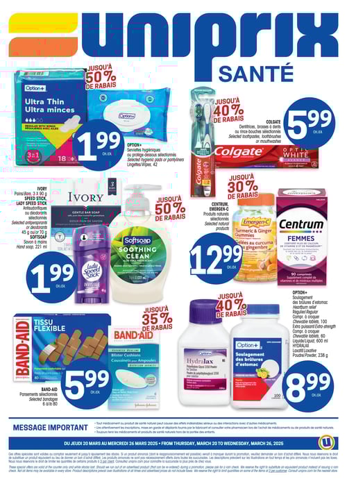 Circulaire Uniprix - Santé - Page 4