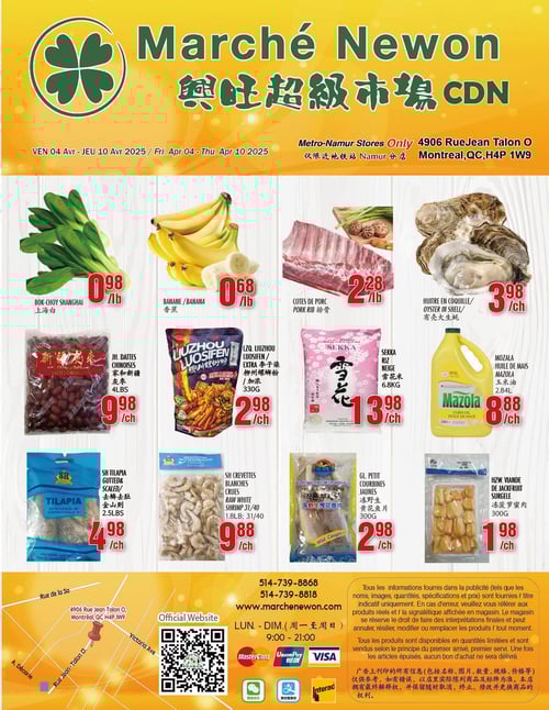Circulaire Marché Newon Jean Talon - Page 1