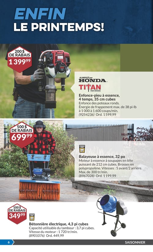 Circulaire Princess Auto - Économies du Printemps - Page 12