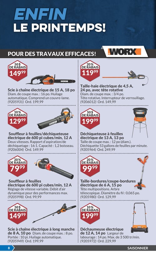 Circulaire Princess Auto - Économies du Printemps - Page 14