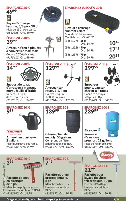 Circulaire Princess Auto - Économies du Printemps - Page 25