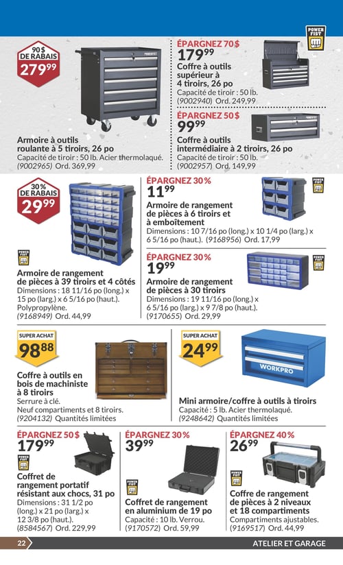 Circulaire Princess Auto - Économies du Printemps - Page 28